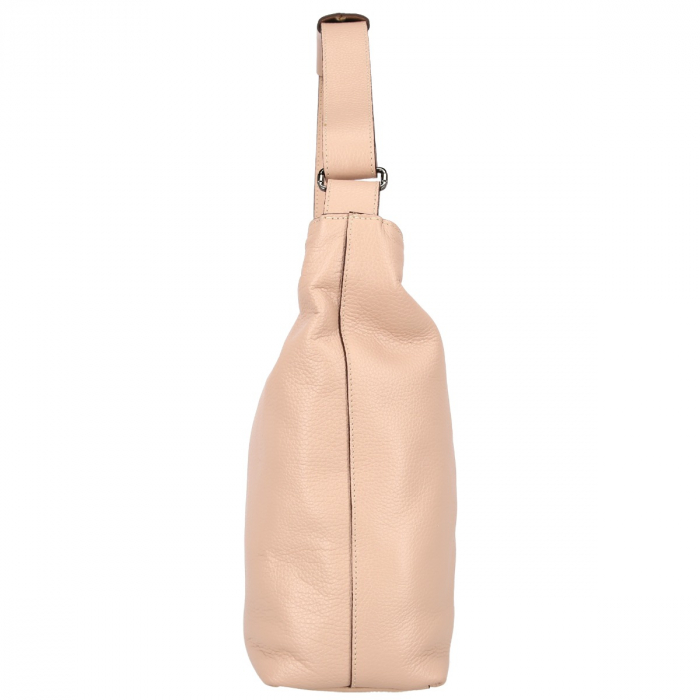 Poseta roz pudra din piele naturala moale model 2110 [3]