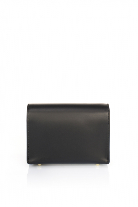 Poseta tip plic, Massimo Castelli, din piele naturala, model 7165, Negru [3]