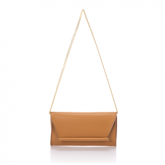 Poseta tip plic, Massimo Castelli, piele naturala, model 9652, Maro coniac [2]