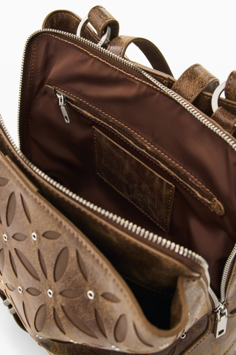 Rucsac si geanta de dama, Desigual, seria Coriolis Sumy, Maro camel [3]