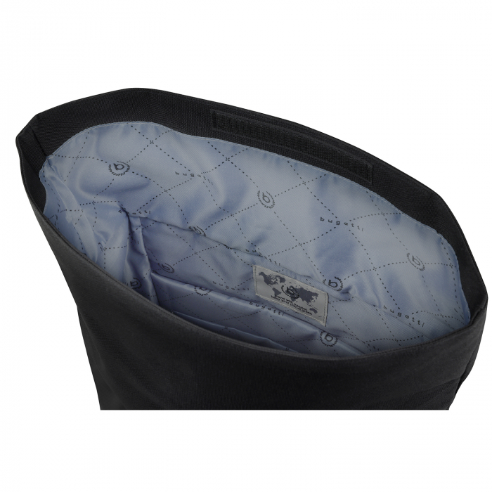 Rucsac barbati, bugatti, cu compartiment laptop de 15 inch, seria Blanc Delight 494507, Negru [5]