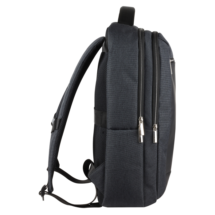 Rucsac barbati, bugatti, seria Sera pentru laptop si cu protectie RFID, Gri antracit [3]