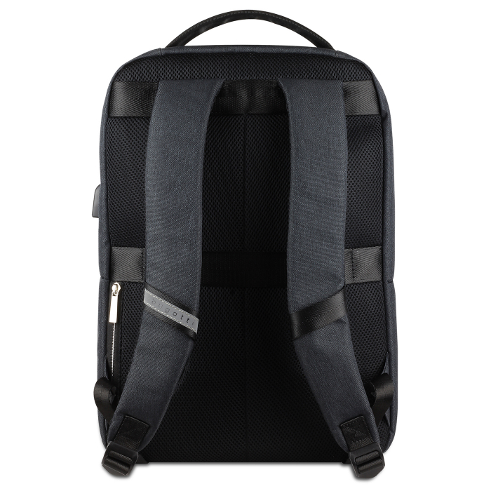 Rucsac barbati, bugatti, seria Sera pentru laptop si cu protectie RFID, Gri antracit [9]