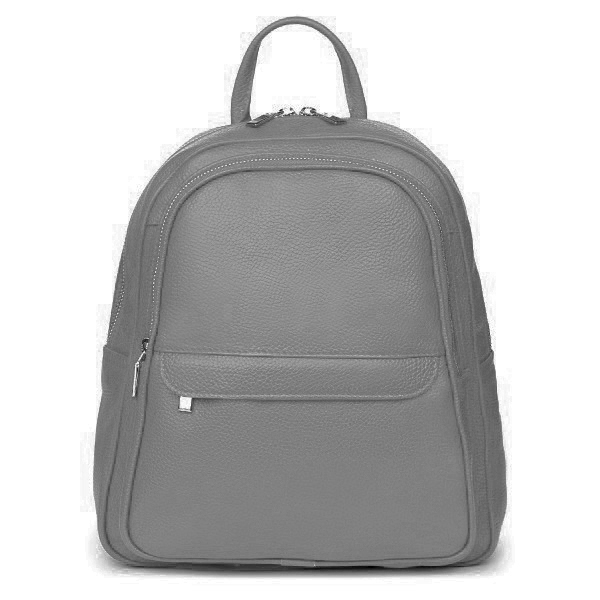 Rucsac dama din piele naturala moale, model 270, Gri [2]