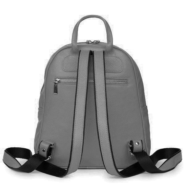 Rucsac dama din piele naturala moale, model 270, Gri [4]