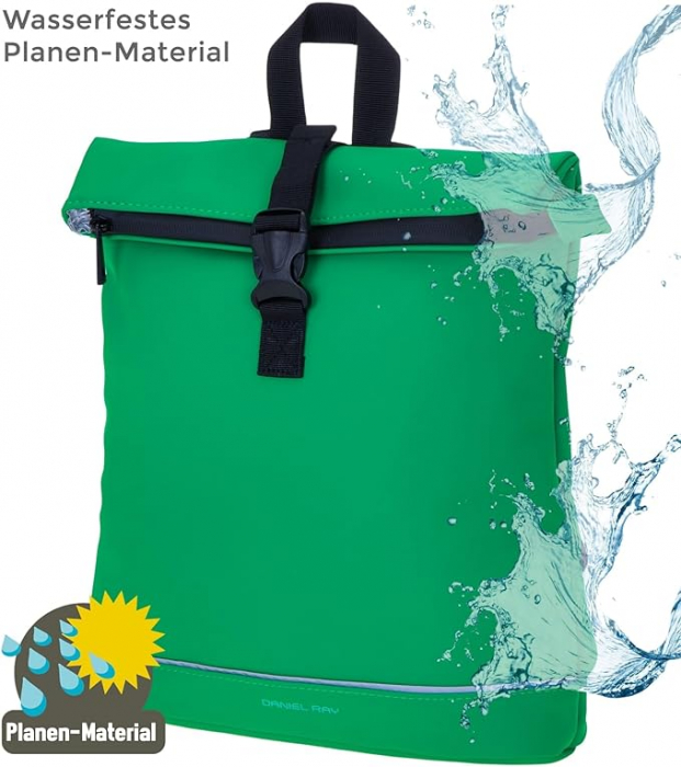 Rucsac dama impermeabil, Daniel Ray, seria Jefferson S, Verde mar [3]