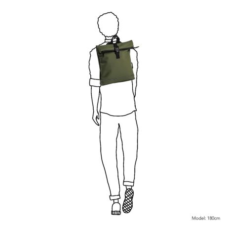 Rucsac dama impermeabil, Daniel Ray, seria Jefferson S, Verde olive [2]