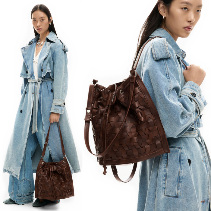 Rucsac de dama, Desigual, seria Argon Harlan, Maro coniac [5]