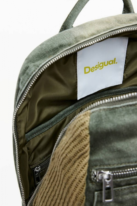 Rucsac de dama, Desigual, seria Bravo Hybrid Chester, Verde olive [6]