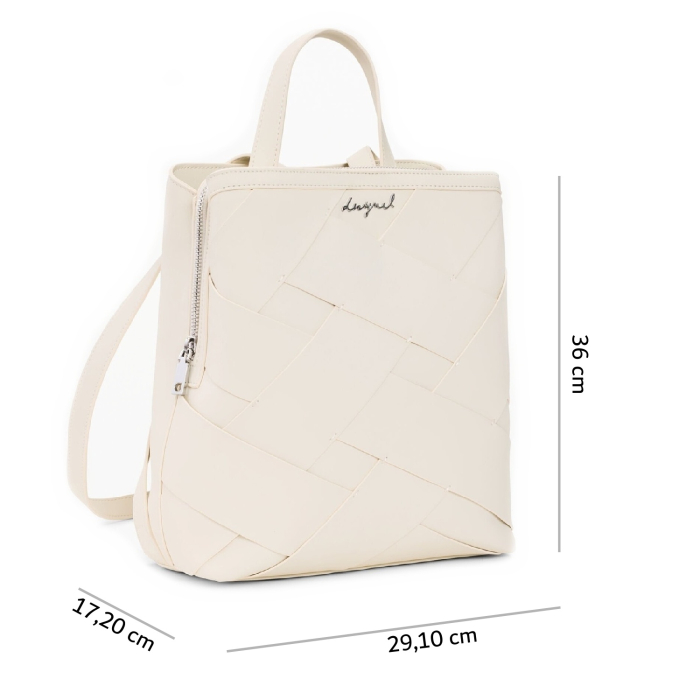 Rucsac de dama, Desigual, seria Cromo Sumy, Bej [2]