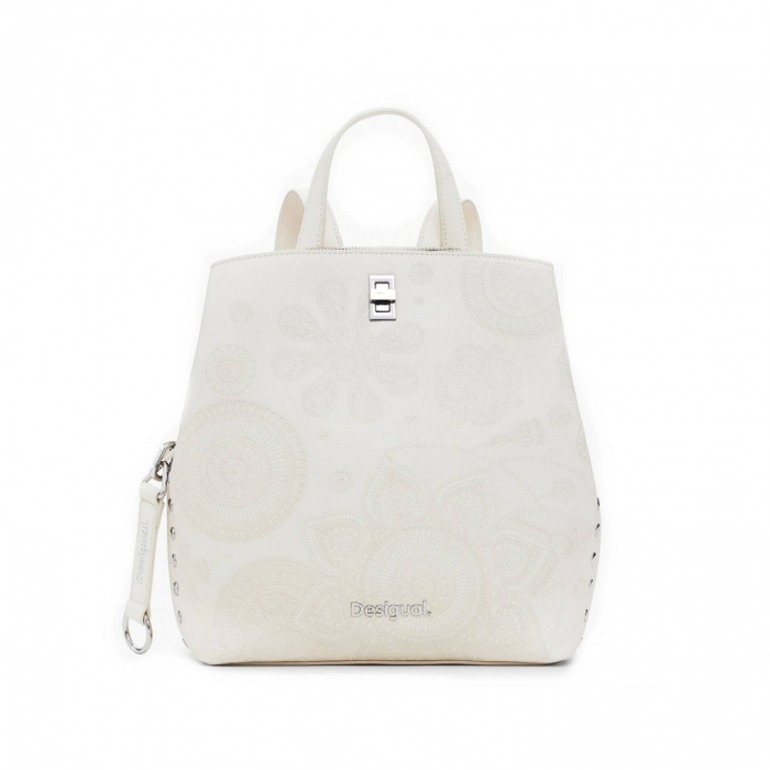 Rucsac de dama, Desigual, seria Dejavu Sumy mini, Alb [3]
