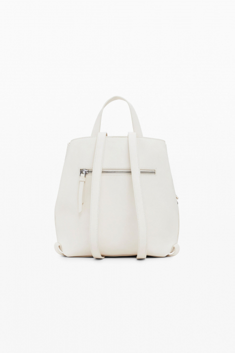 Rucsac de dama, Desigual, seria Dejavu Sumy mini, Alb [7]