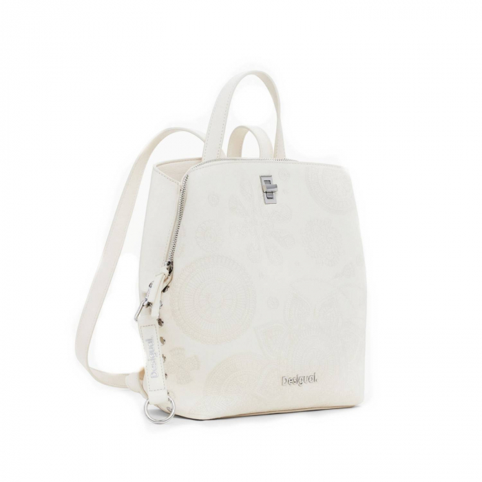Rucsac de dama, Desigual, seria Dejavu Sumy mini, Alb [1]