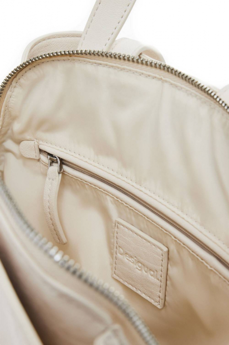 Rucsac de dama, Desigual, seria Dejavu Sumy mini, Alb [5]