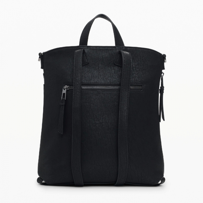Rucsac de dama, Desigual, seria Embro Patch Pretoria, Negru [8]