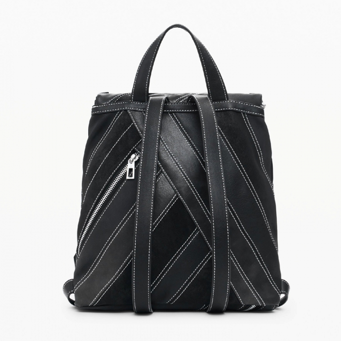 Rucsac de dama, Desigual, seria Fibonacci Hampton, Negru [8]
