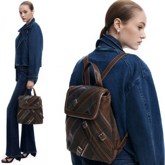 Rucsac de dama, Desigual, seria Fibonacci Hampton, Maro [3]