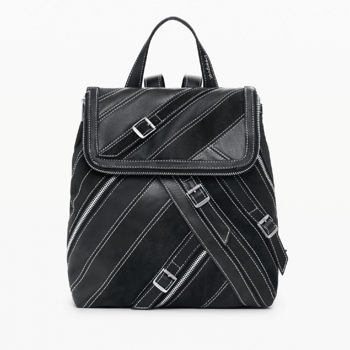 Rucsac de dama, Desigual, seria Fibonacci Hampton, Negru [7]