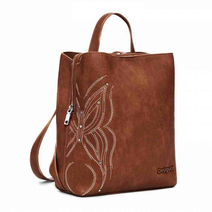 Rucsac de dama, Desigual, seria Goodall Sumy Mini, Maro coniac [2]