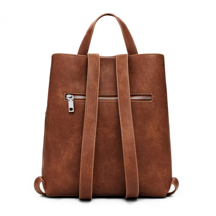 Rucsac de dama, Desigual, seria Goodall Sumy Mini, Maro coniac [5]