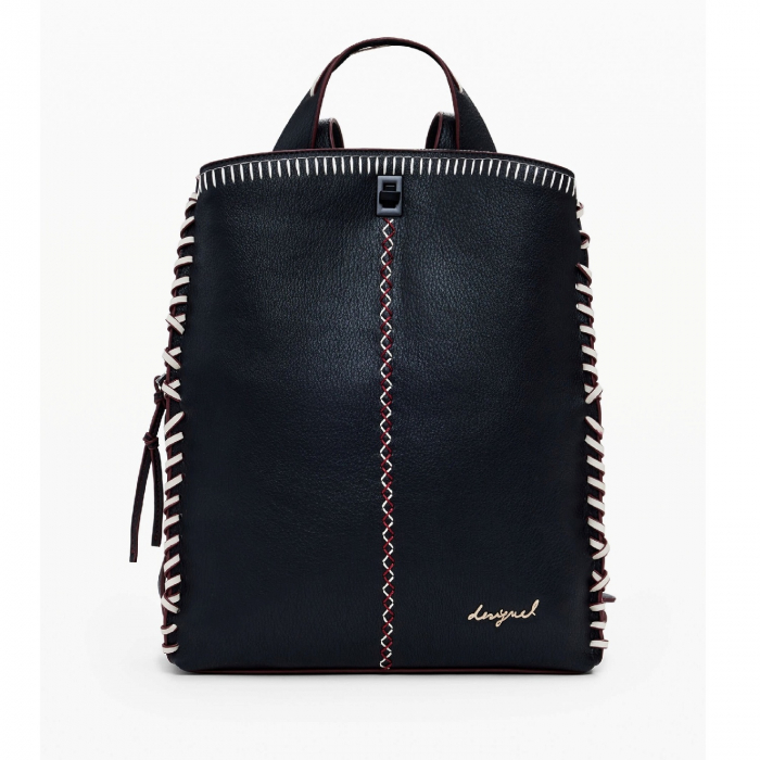 Rucsac de dama, Desigual, seria Manhattan Pespuntes, Negru [5]