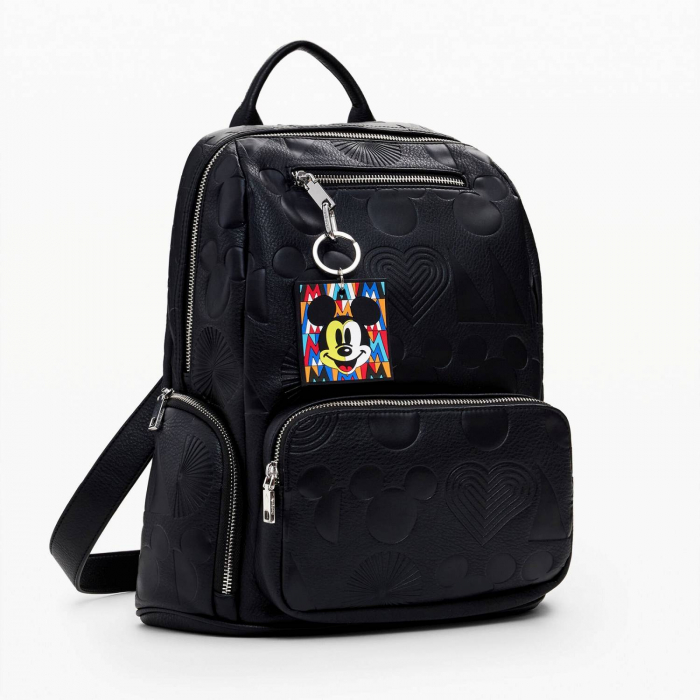 Rucsac de dama, Desigual, seria Mickey Chester, Negru [2]