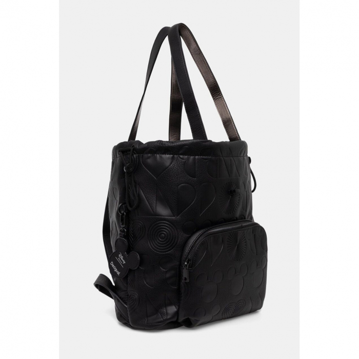 Rucsac de dama, Desigual, seria Mickey Krapina, Negru [3]