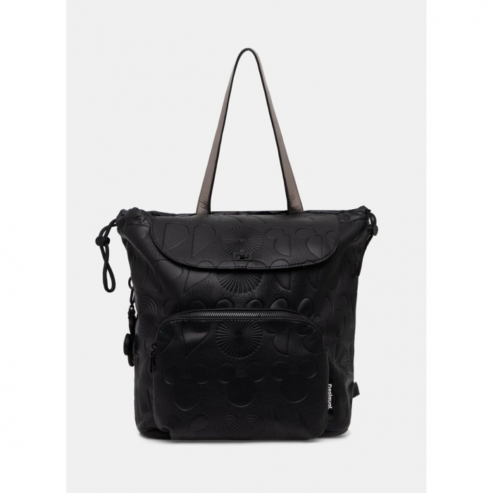 Rucsac de dama, Desigual, seria Mickey Krapina, Negru [5]