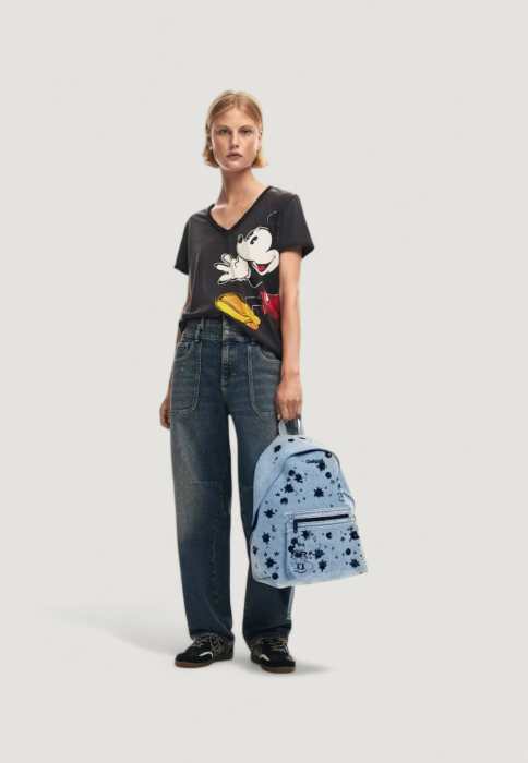 Rucsac de dama, Desigual, seria Mickey Splendia Mombasa, Azur [2]