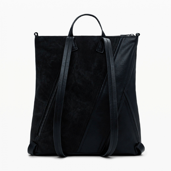 Rucsac de dama, Desigual, seria Patch Tango, Negru [7]