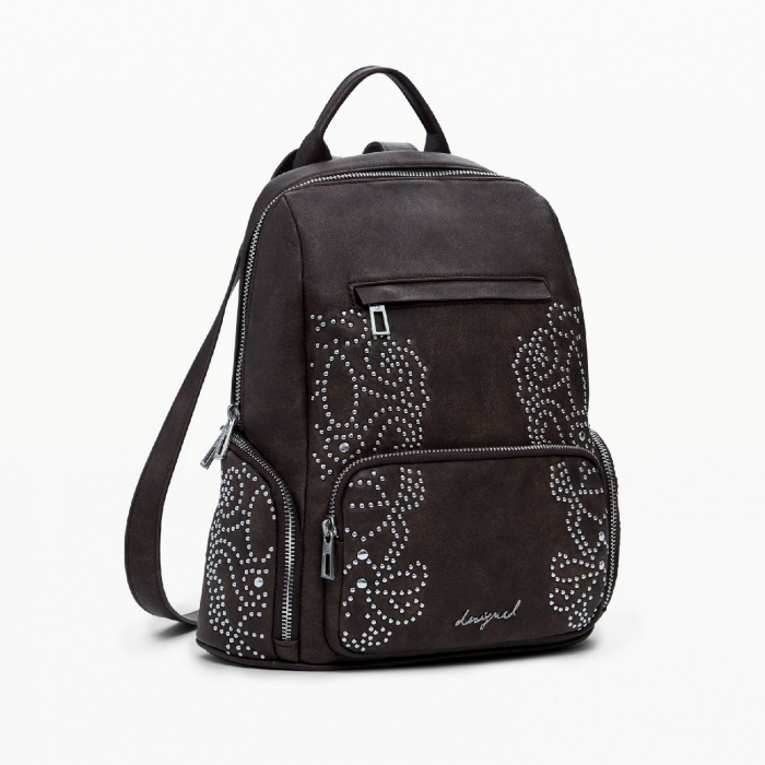 Rucsac de dama, Desigual, seria Poker Face Chester, Maro ciocolata [2]