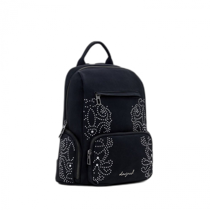 Rucsac de dama, Desigual, seria Poker Face Chester, Negru [2]