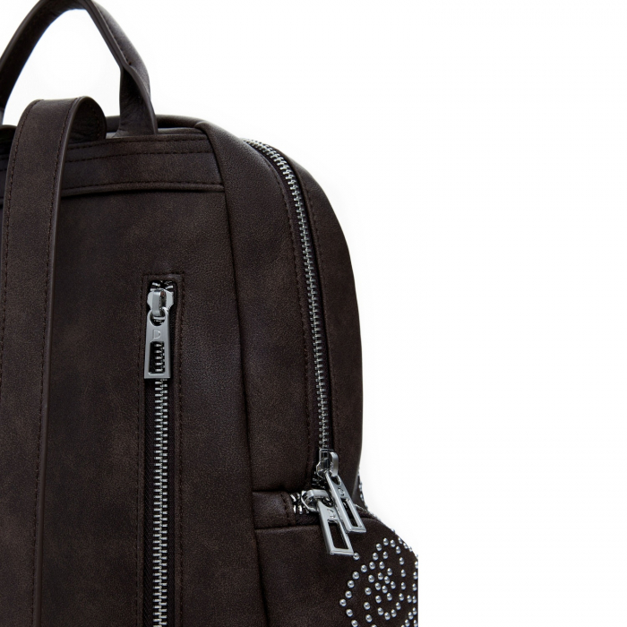 Rucsac de dama, Desigual, seria Poker Face Chester, Maro ciocolata [7]