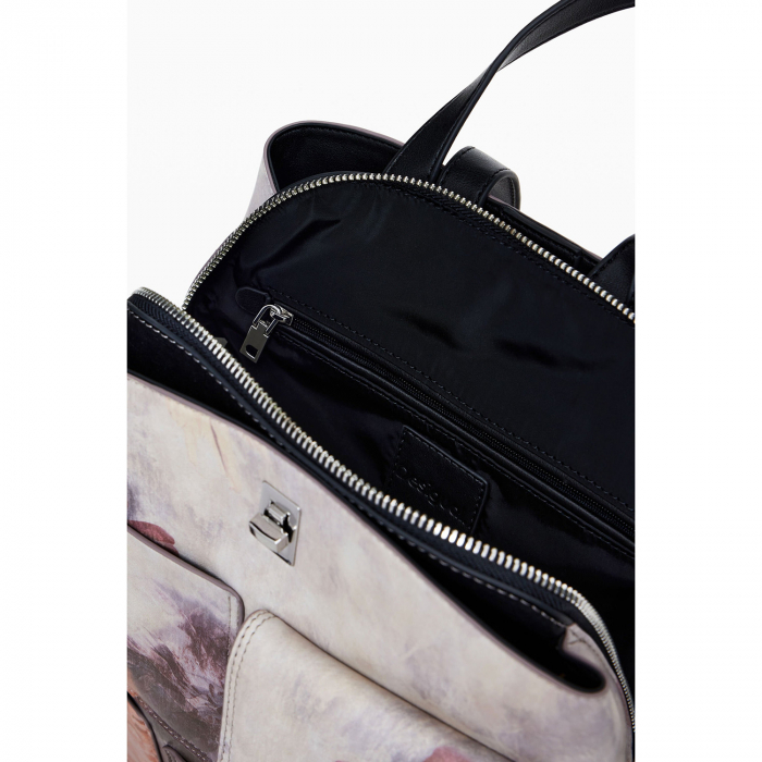 Rucsac de dama, Desigual, seria Porcket Blossom Sumy Mini, Multicolor [3]