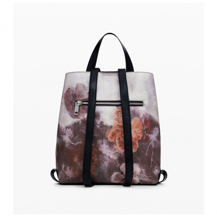 Rucsac de dama, Desigual, seria Porcket Blossom Sumy Mini, Multicolor [5]