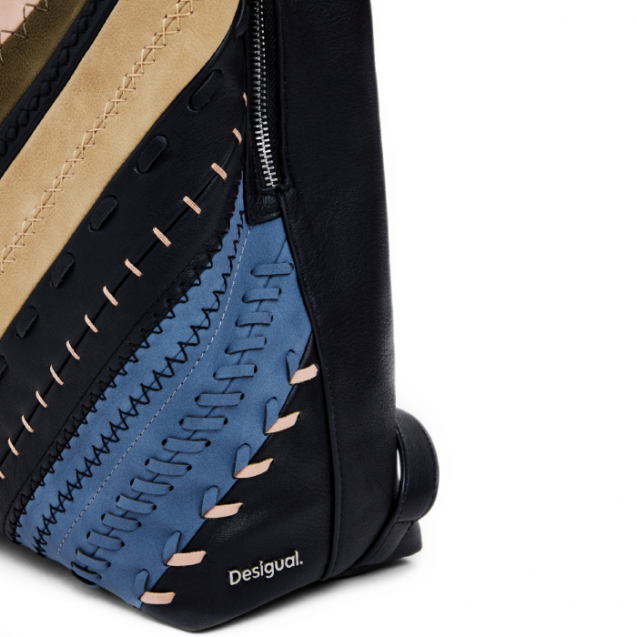 Rucsac de dama, Desigual, seria Quebec Whipstitch Sumy Straight, Multicolor [7]