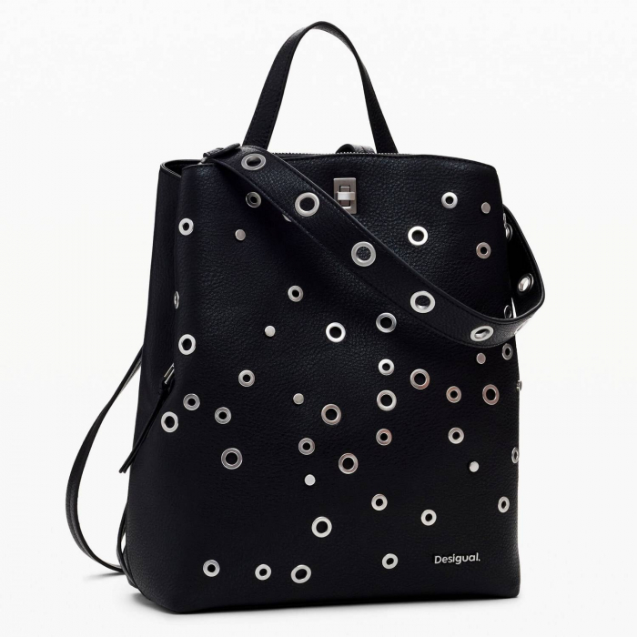 Rucsac de dama, Desigual, seria Rebel Sumy, Negru [3]