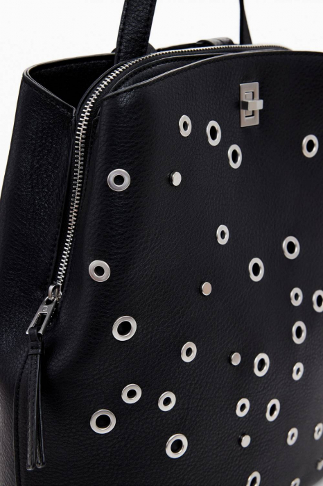 Rucsac de dama, Desigual, seria Rebel Sumy, Negru [6]