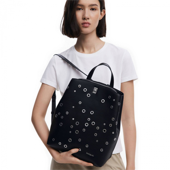 Rucsac de dama, Desigual, seria Rebel Sumy, Negru [1]