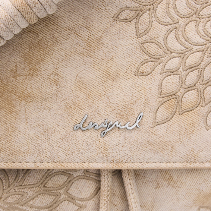 Rucsac de dama, Desigual, seria Sierra Prisa Mini, Bej [6]