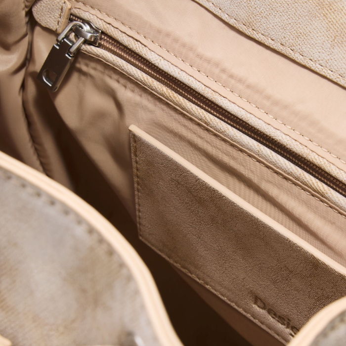 Rucsac de dama, Desigual, seria Sierra Prisa Mini, Bej [4]