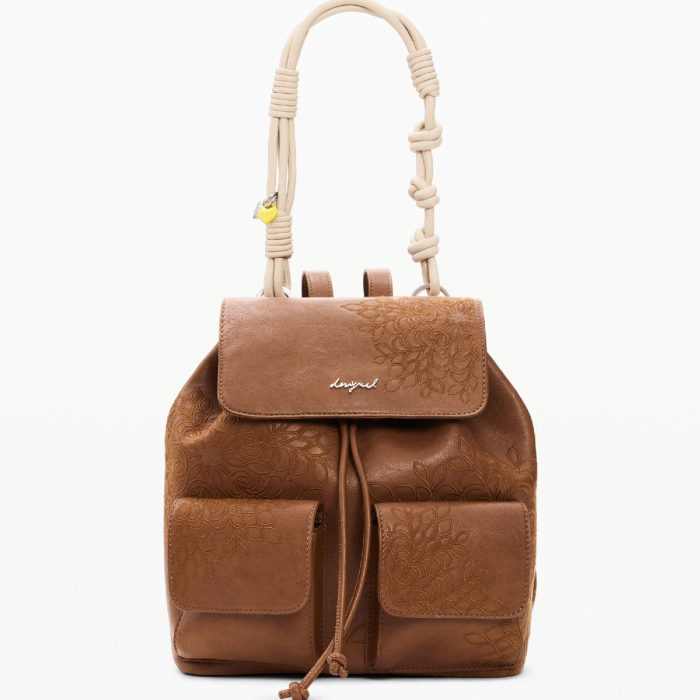 Rucsac de dama, Desigual, seria Sierra Prisa Mini, Camel [5]