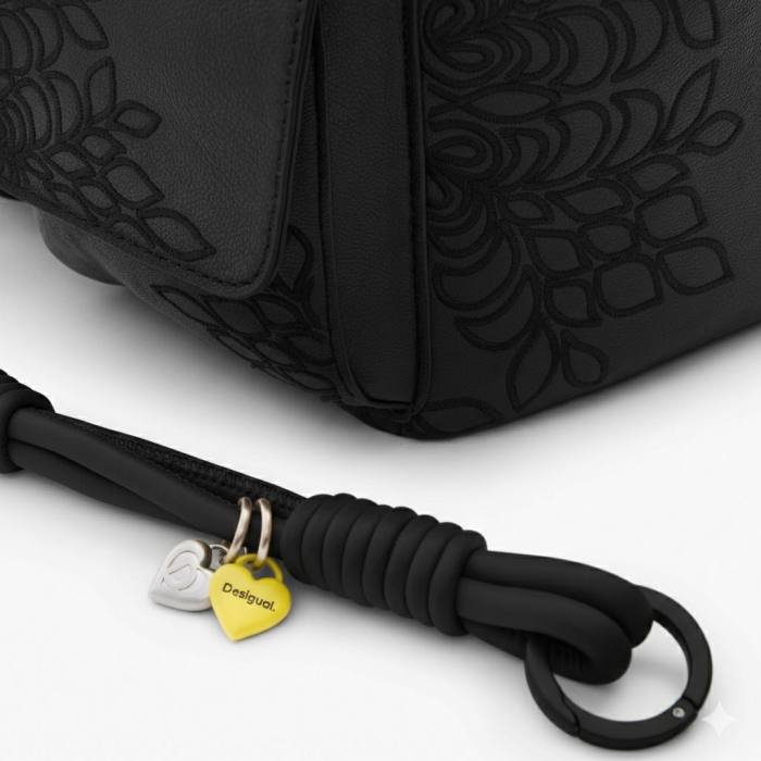 Rucsac de dama, Desigual, seria Sierra Prisa Mini, Negru [4]