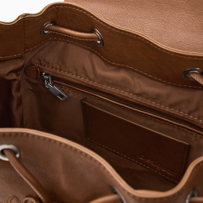 Rucsac de dama, Desigual, seria Sierra Prisa Mini, Camel [3]