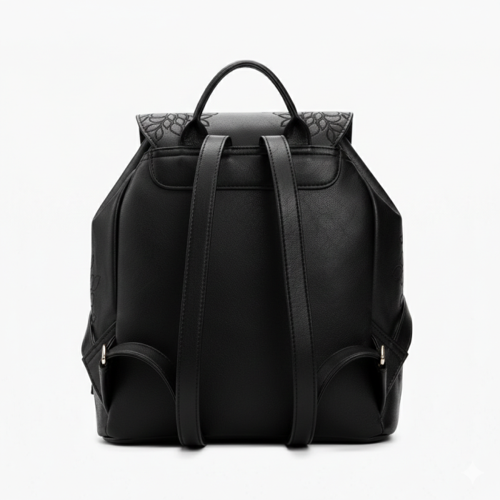 Rucsac de dama, Desigual, seria Sierra Prisa Mini, Negru [7]