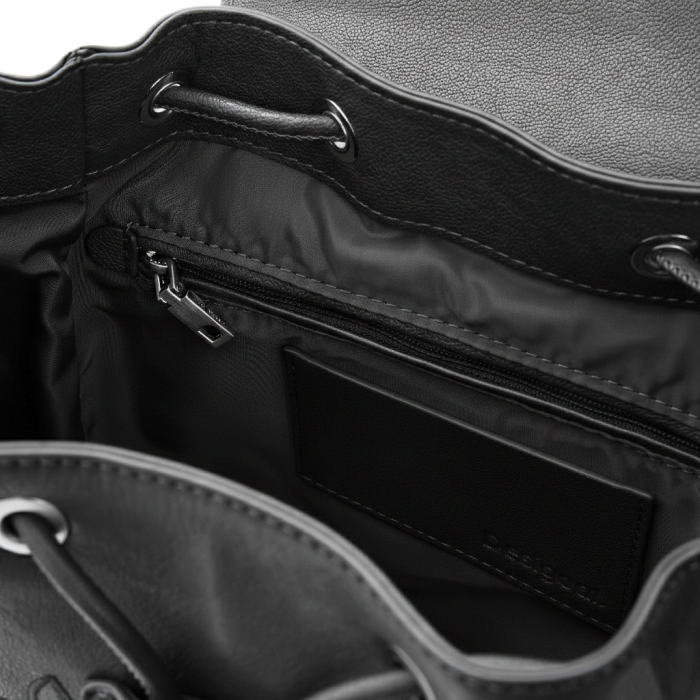 Rucsac de dama, Desigual, seria Sierra Prisa Mini, Negru [3]