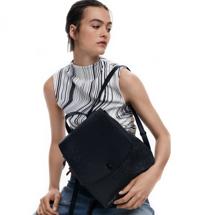 Rucsac de dama, Desigual, seria  Sierra Sumy Mini, Negru [1]