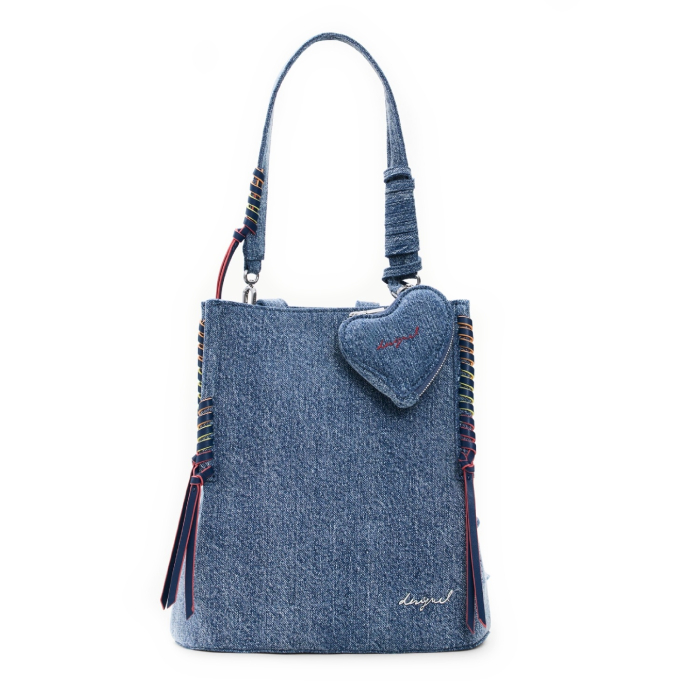 Rucsac de dama, Desigual, seria Torio Denim Sumy Mini Soft, Albastru [6]
