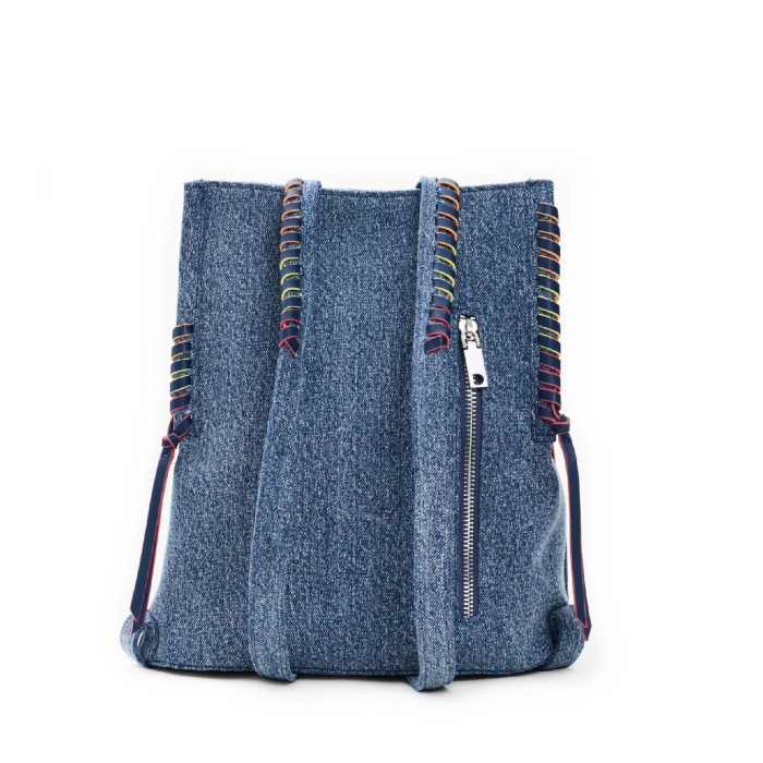 Rucsac de dama, Desigual, seria Torio Denim Sumy Mini Soft, Albastru [8]