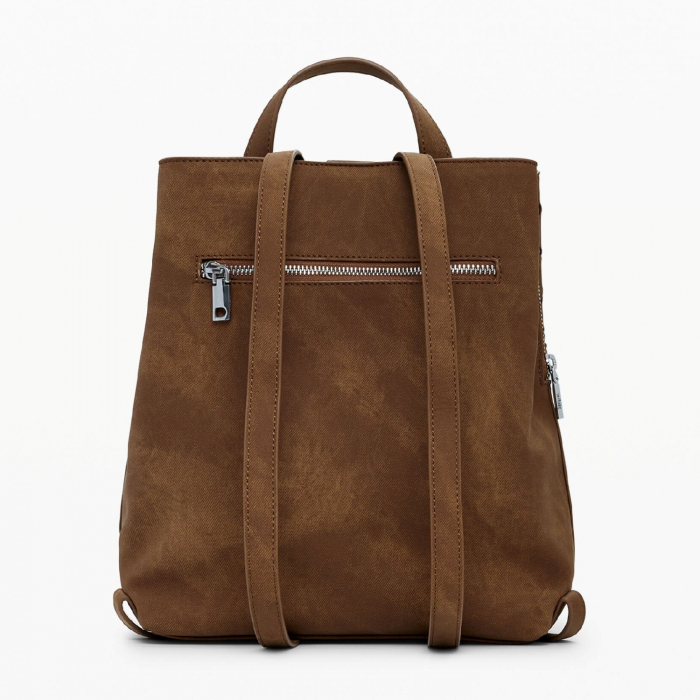 Rucsac de dama, Desigual, seria Yankee Metal Patch Sumy, Maro camel [8]